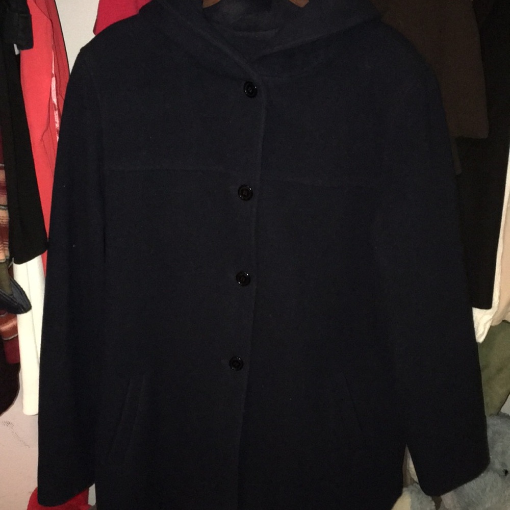J Percy Vintage Peacoat - Dark Navy Blue